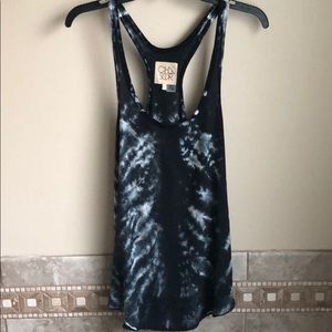 NWOT Chaser Silk Tie Dye Tank Top